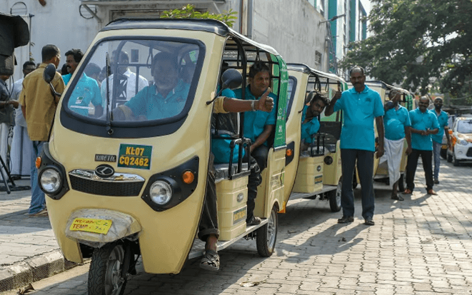 75 E-autos to Make Feeder Trips from Kochi Metro Stations