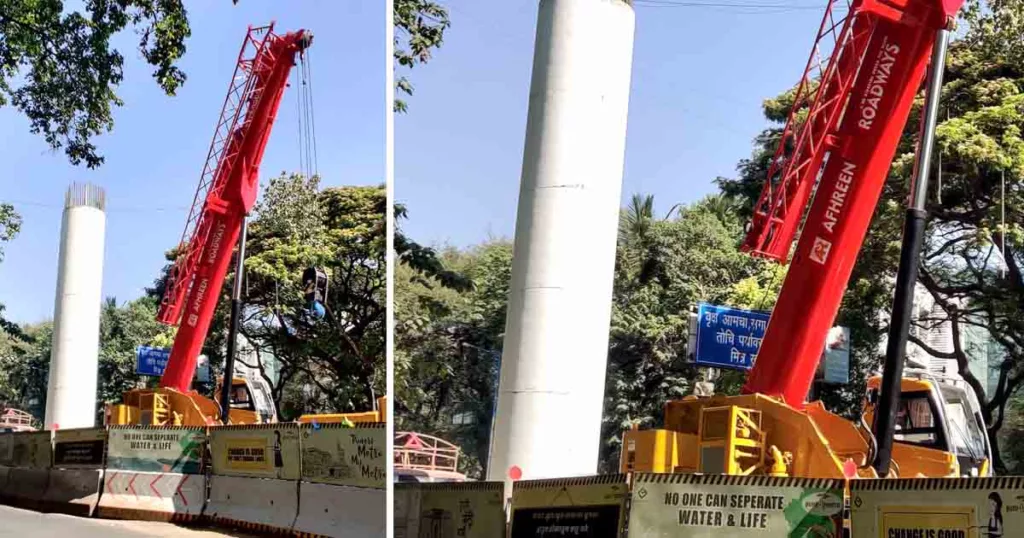 Final Phase of Pier Erection for Pune Metro Line 3 Begins