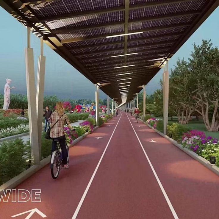 Solar Roof Cycling Track