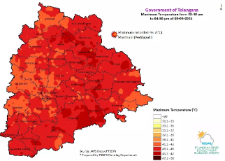Telangana's Hottest Day Mercury Soars to 47°C
