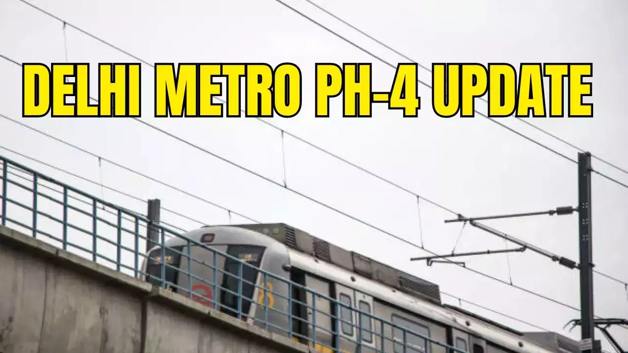 Delhi Metro's Phase-IV Opening of First Station Expected in August