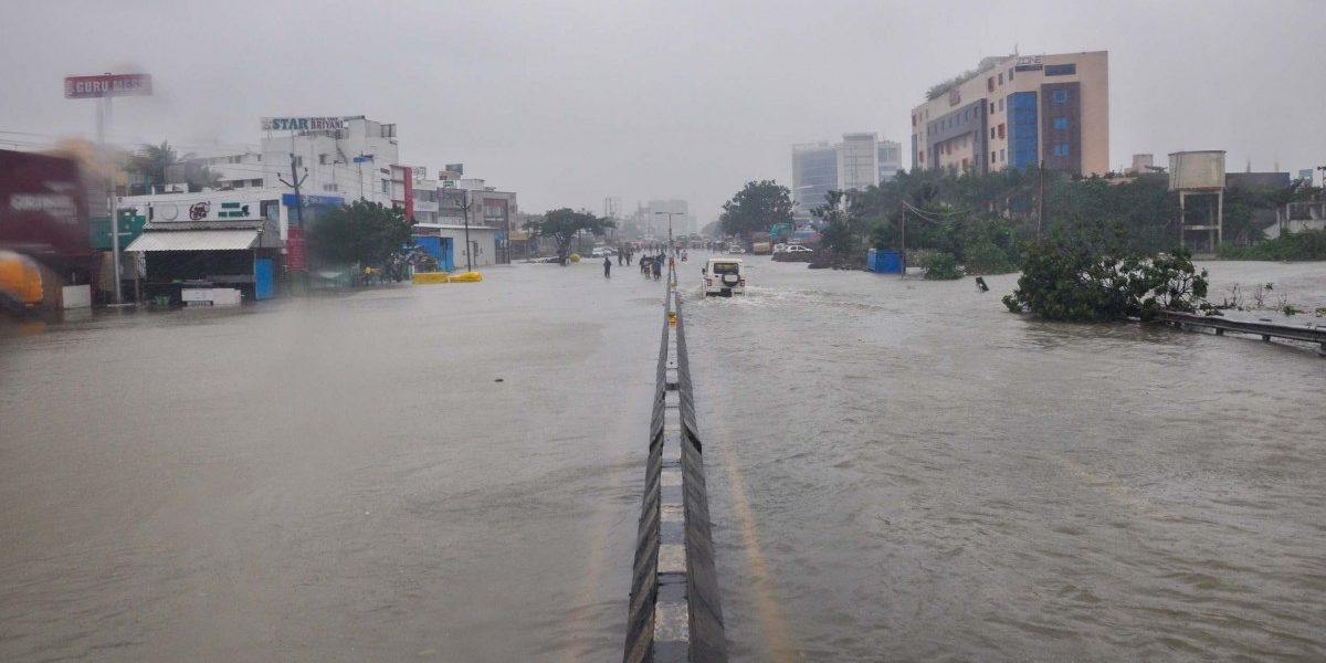 Heavy Rainfall Hits Chennai, Causes Delays