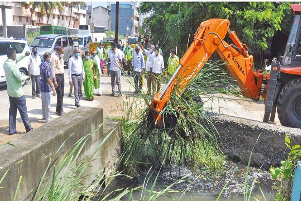 desilting of drains