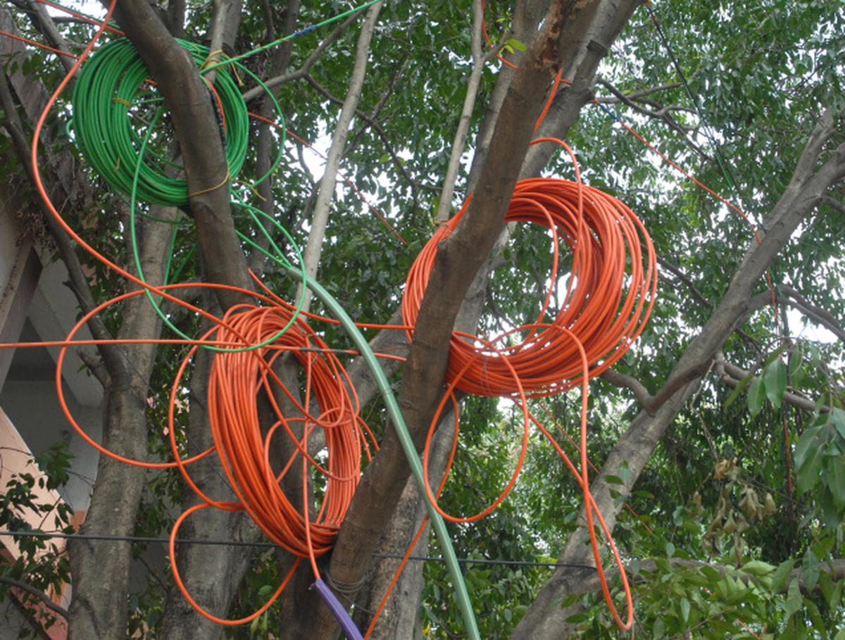 BBMP's Drain Project Damages Electric Cables