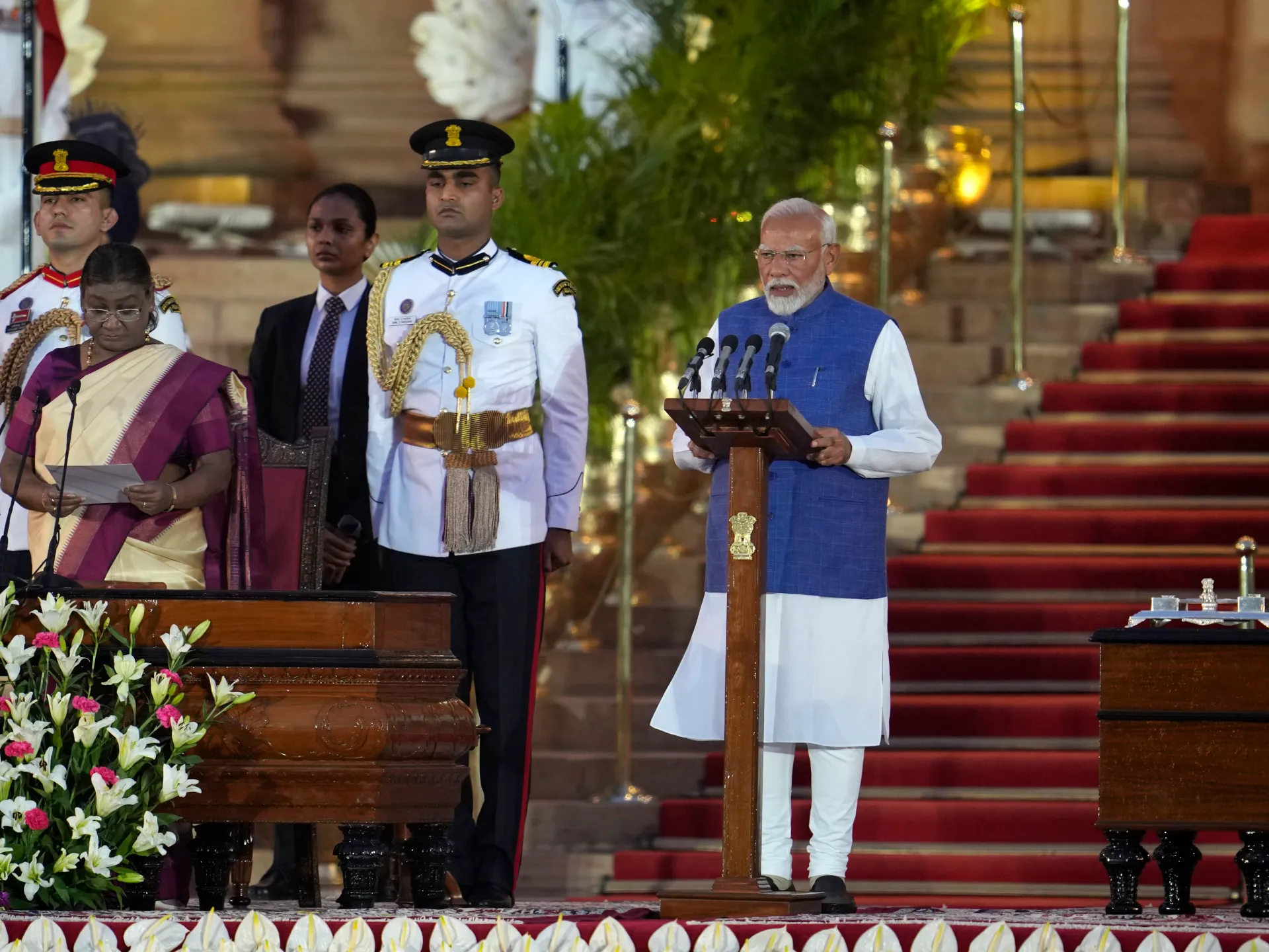 Delhi Police Clears 'Mysterious' Animal Incident Seen at Oath Ceremony
