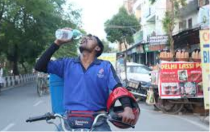 Hyderabad Heatwave Crisis Gig Workers Suffer