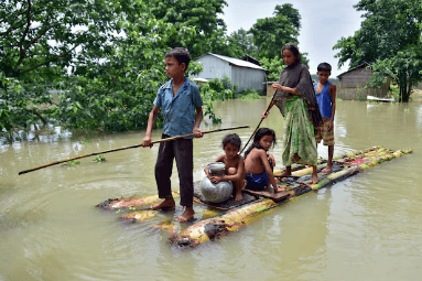 Assam's Flood Fury 14 Lakh Struggle Amid Rising River Levels