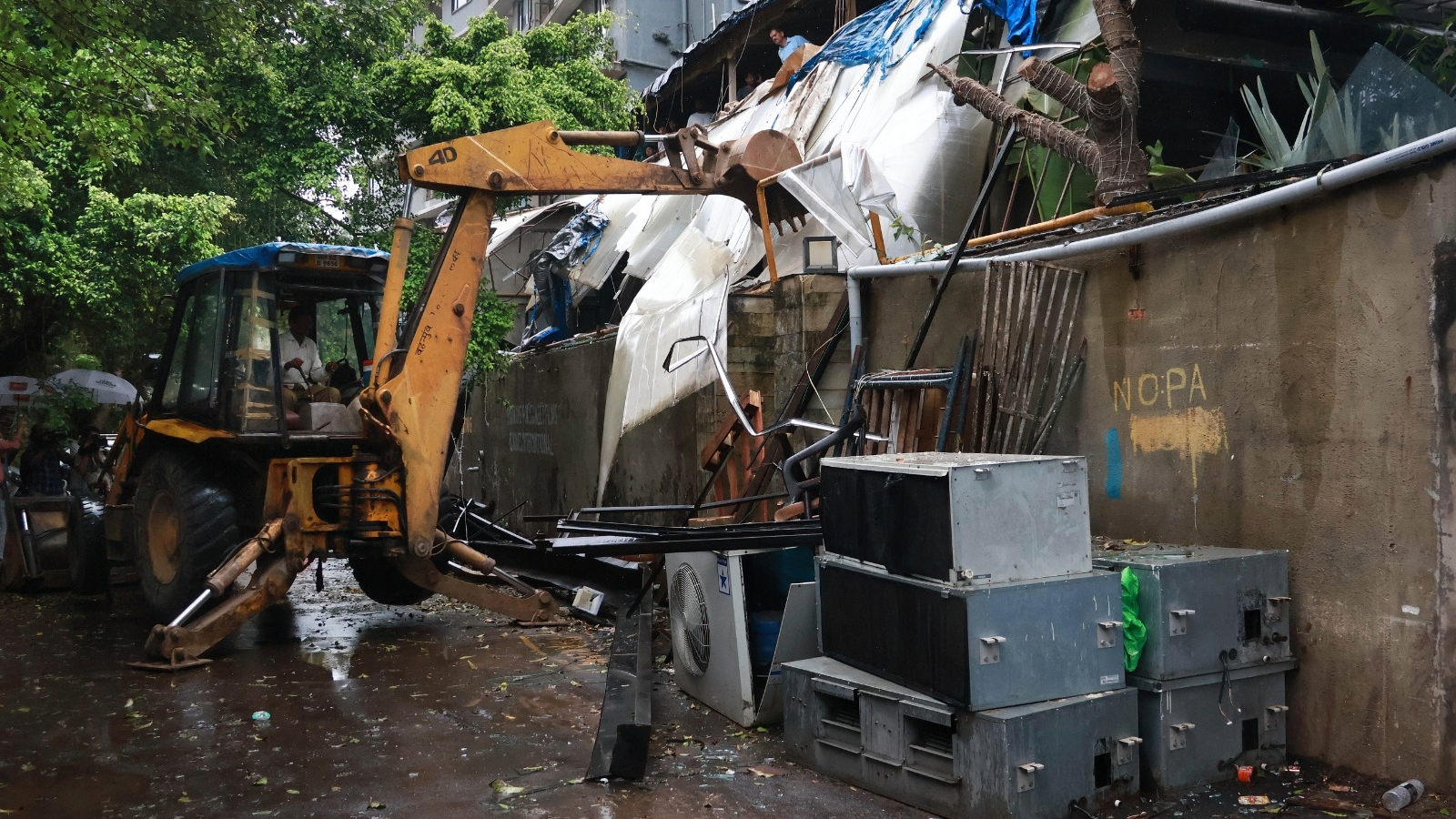 BMC Demolishes Illegal Structures at Vice-Global Tapas Bar
