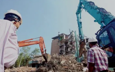 CIDCO Undertakes Major Demolition Drive Against Illegal Shrines on Belapur Hill