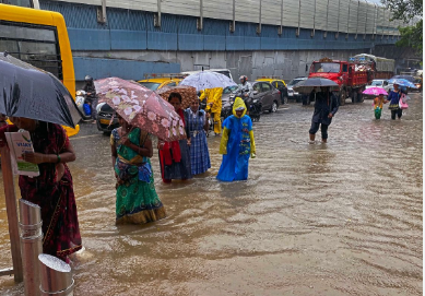 Mumbai Faces Waterlogging Amid Torrential Rain