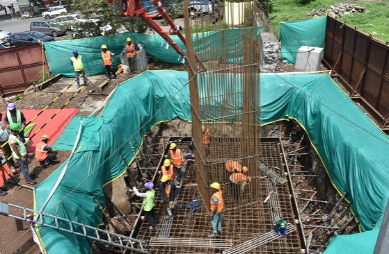 Pune Metro's PCMC Nigdi Extension Progresses With First Pile Cap Casting
