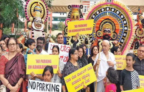 Kanakapura Road Residents Seek Parking Ban