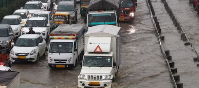 Ahmedabad-Indore Highway Blocked by Floods
