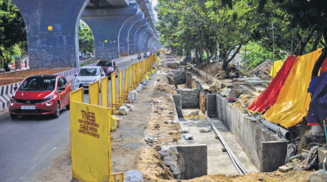 Chennai Roads Face Widespread Disruption