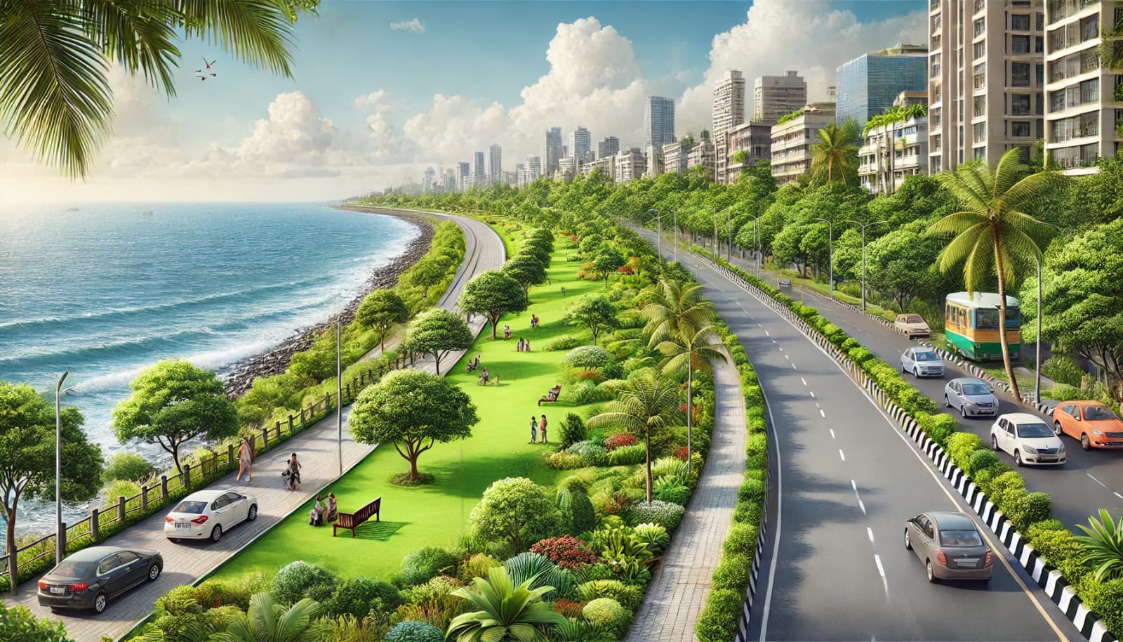 70 Hectares of Green Space Coming to Mumbai Coastal Road