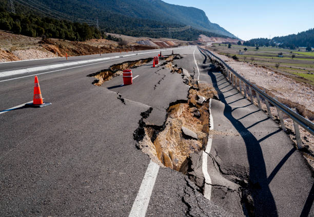 Road Infrastructure Collapses Amidst Heavy Rainfall in Region