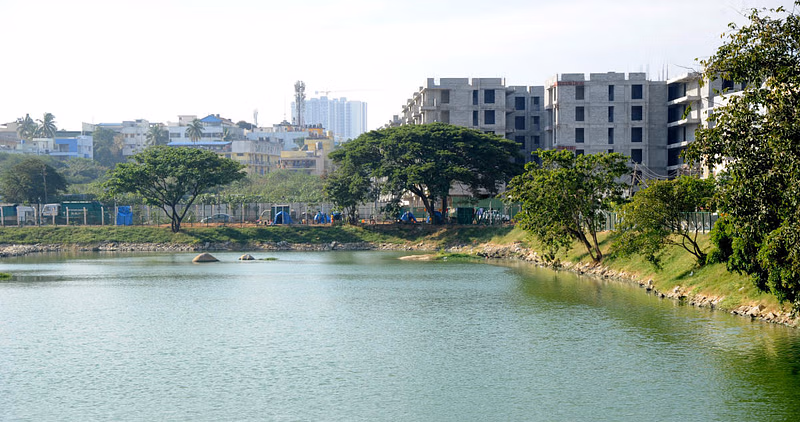 Bengaluru Blocks Construction Near Lakes and SWDs