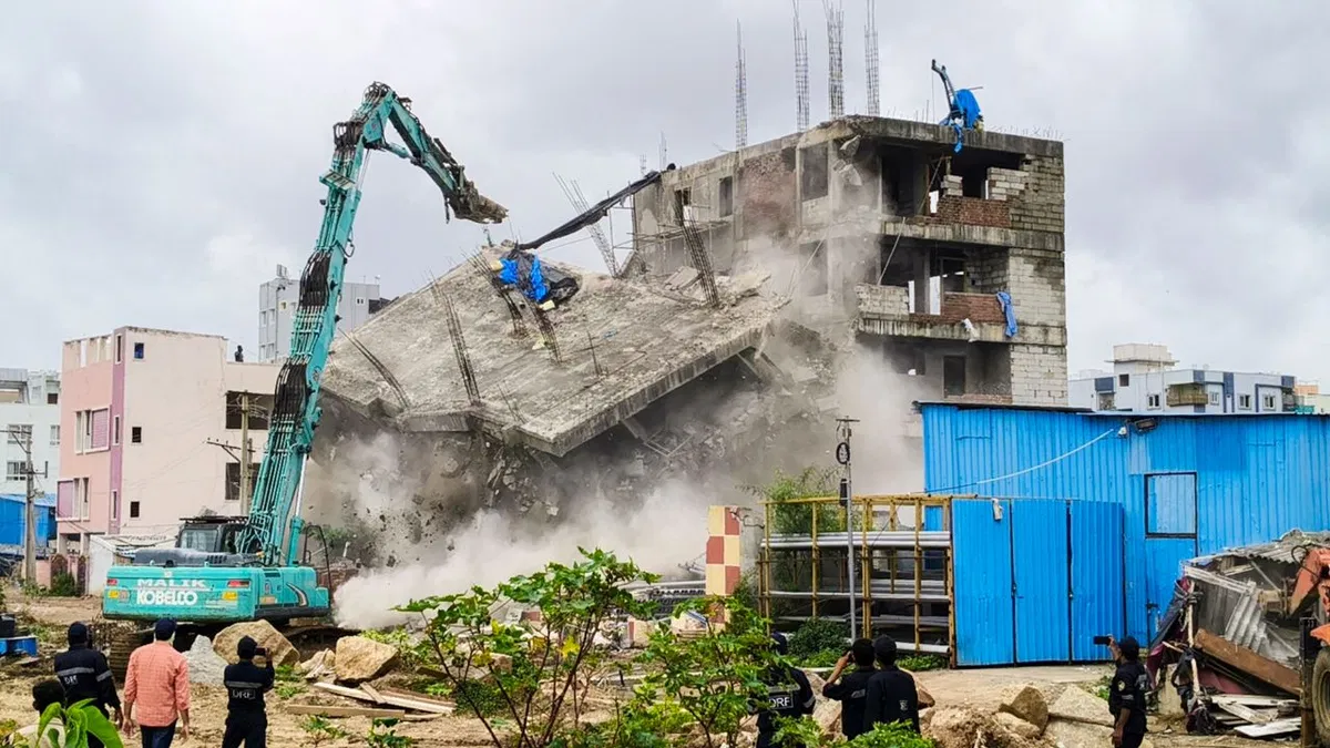 Hyderabad’s Rajendranagar Demolition Clears 200 Shops in Anti-Encroachment Drive
