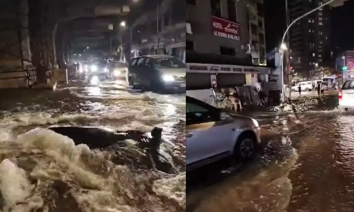 Pipeline Leak Disrupts Water Supply in Bandra