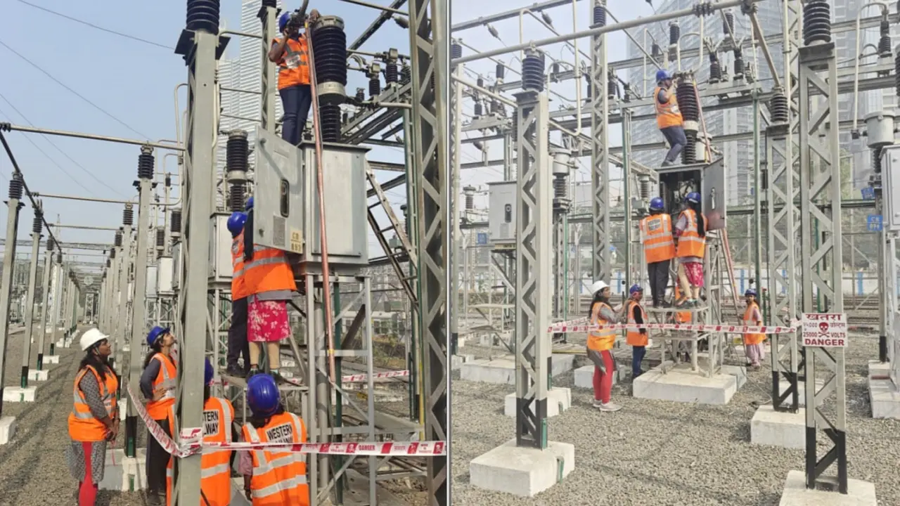 All-Women Team Takes Charge of Mumbai’s Railway Power Supply