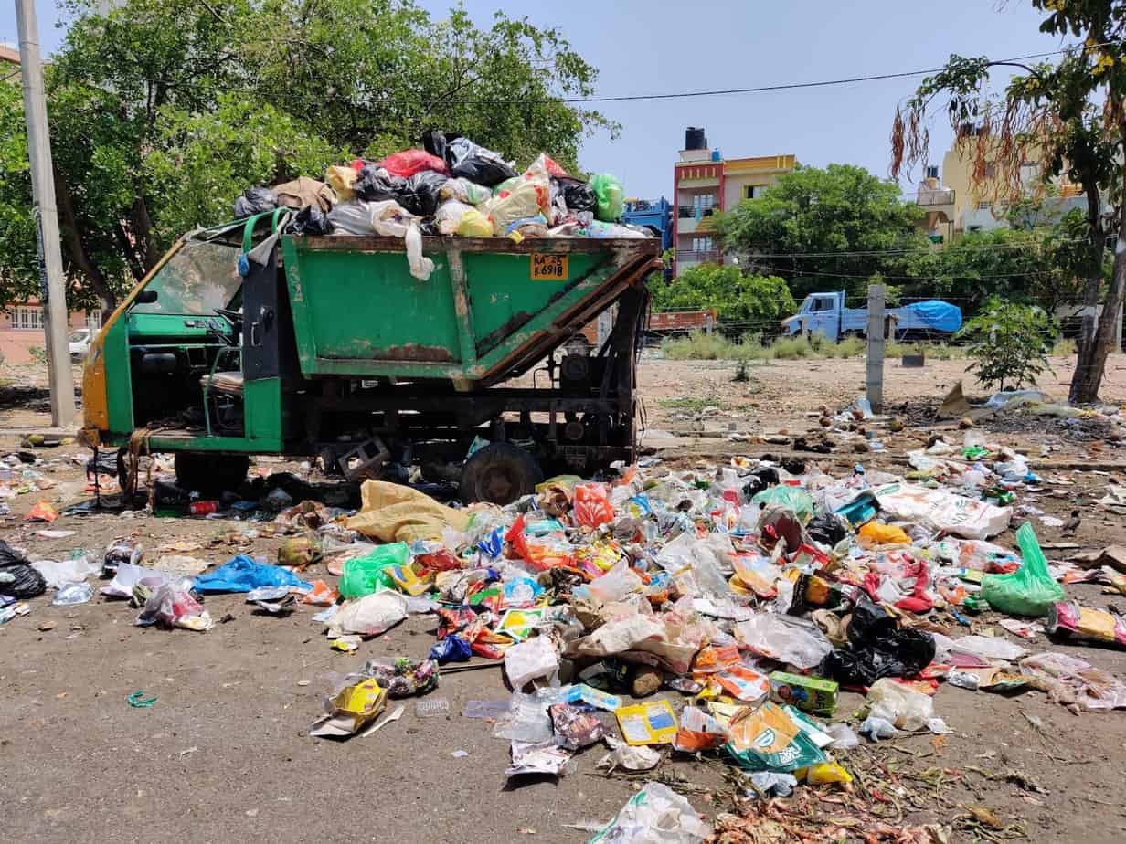Garbage collection disrupted in Bengaluru due to protest
