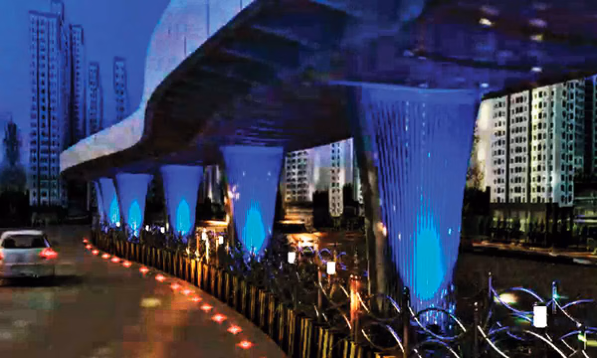 J J Flyover’s Green Median Project Faces Opposition
