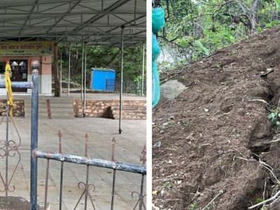 Belapur Hills Faces Landslide Threat Due to Illegal Temples, Activists Warn NMMC, CIDCO