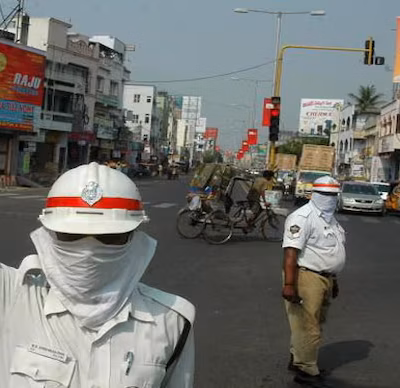 Traffic Cops Lung Health at Risk in Ahmedabad Polluted Streets