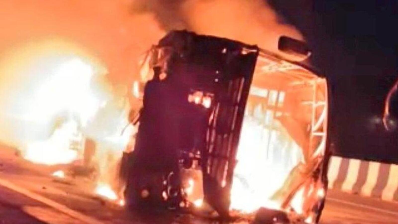 Driver Under Treatment After Deadly Bus Fire