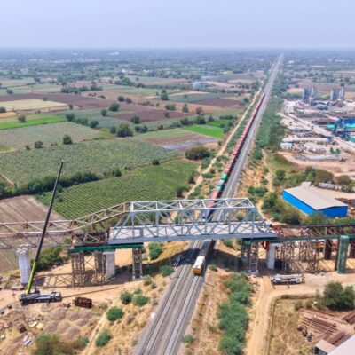 Gujarat Sees Major Bullet Train Progress with Seventh Steel Bridge Completion