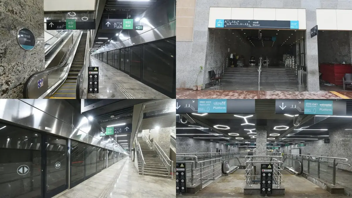 Dharavi Metro Station Unveils Stunning First Look for Aqua Line Project