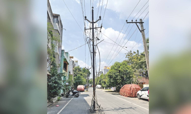 Chennai road projects hit power cables again