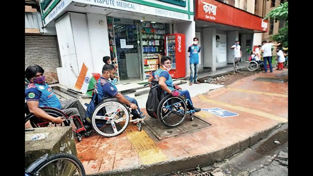 Mumbai Footpaths to Be Made Disability Friendly