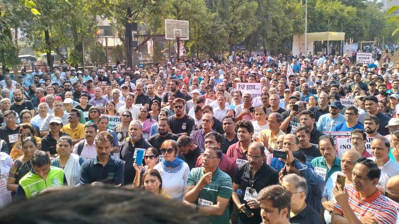 Mulund Residents Protest Dharavi Rehabilitation Project in Their Area