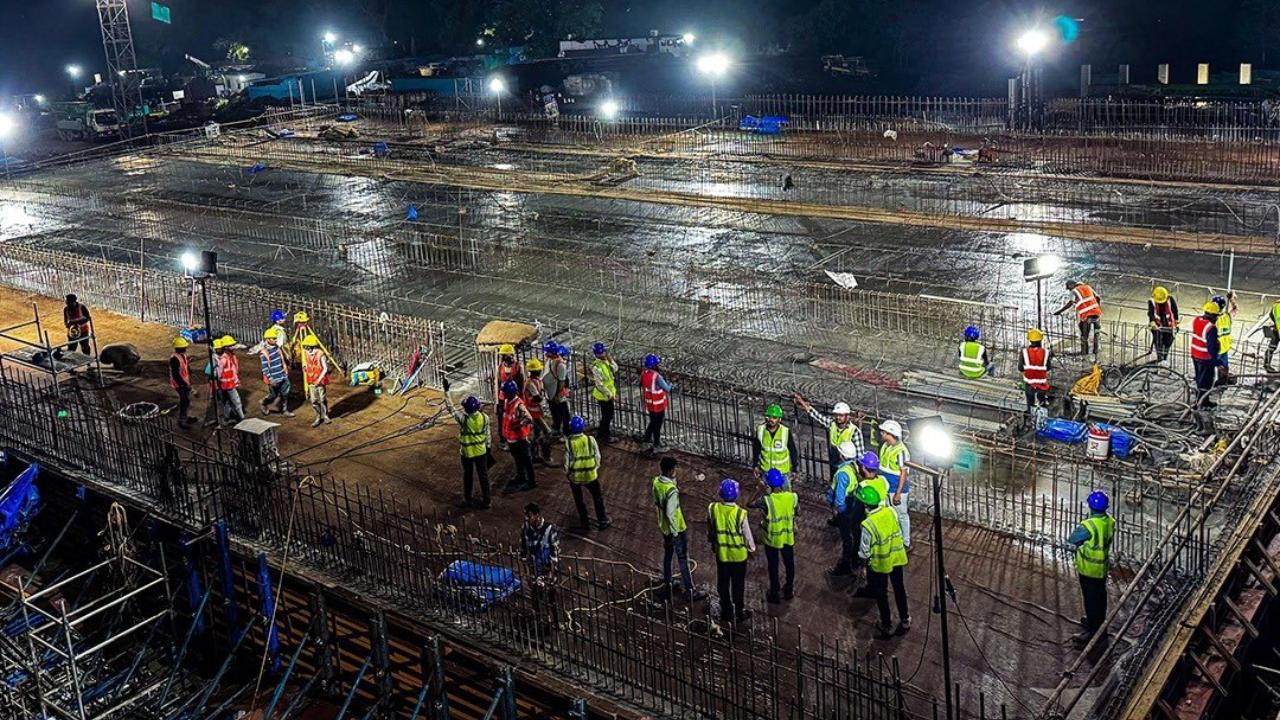 Virar Bullet Train Work Begins With Slab Casting