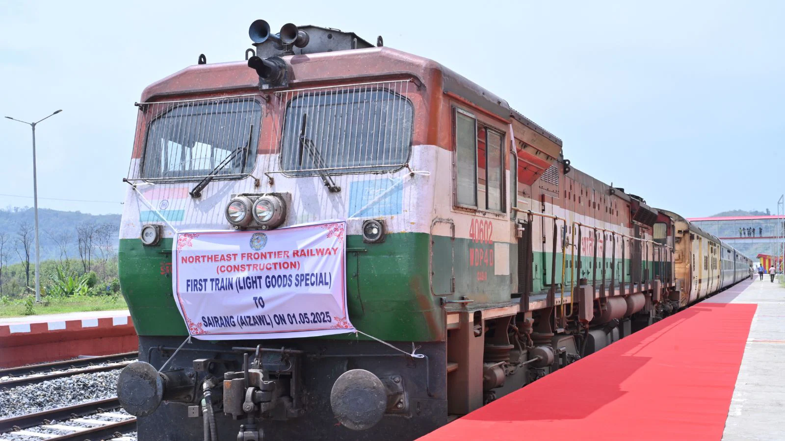 Mizoram gets national rail link to Aizawl