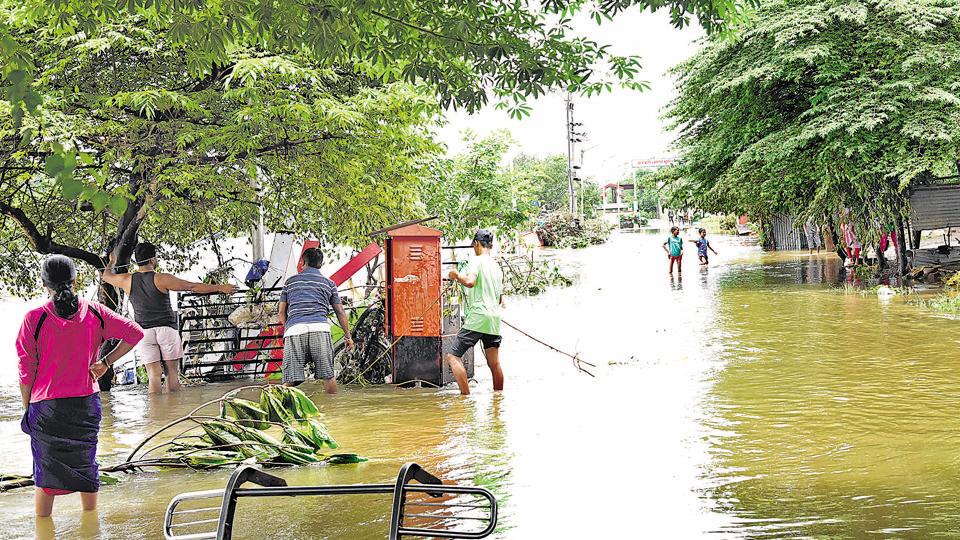 Pimple Nilakh Floods After Light Rain Residents Blame PCMC Riverfront Work