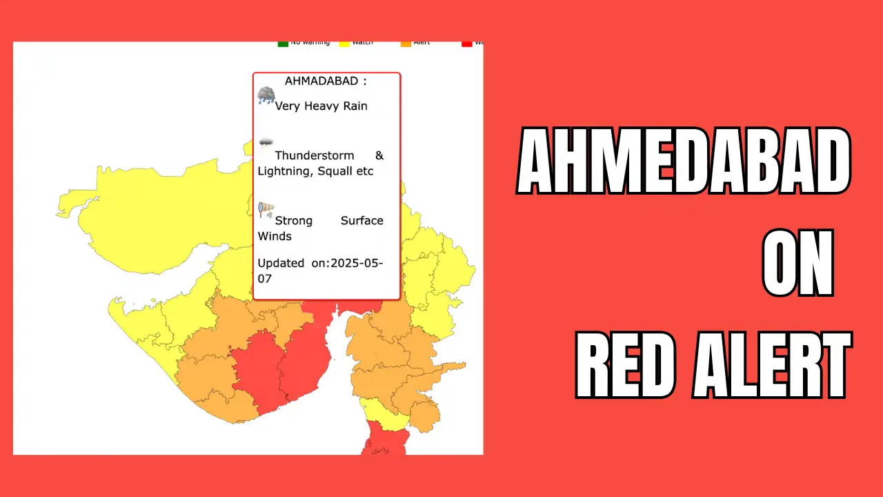 Ahmedabad on alert as IMD forecasts widespread rainfall across Gujarat districts