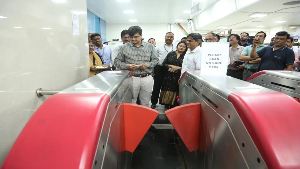 Navi Mumbai Metro Launches QR Ticket System for Commuters