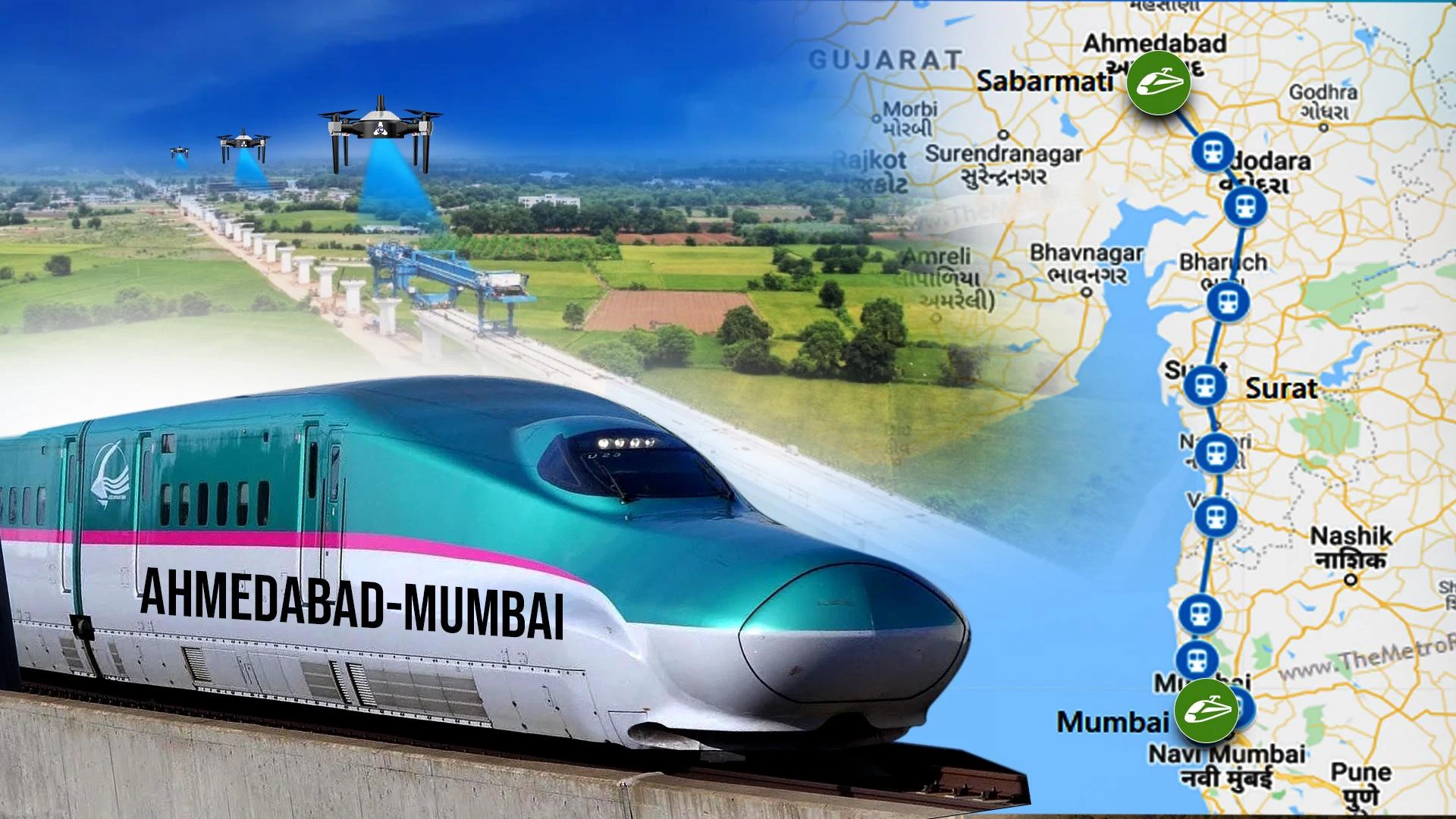 Gujarat Bullet Train Corridor Nears Completion with Key Milestone
