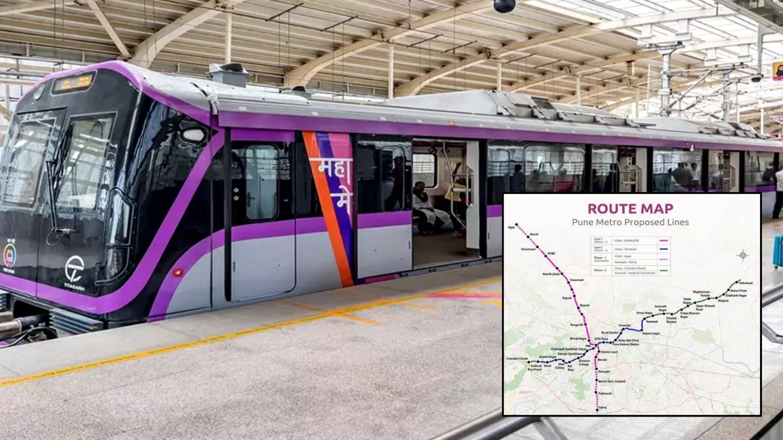 Pune Metro Phase 2 to Connect Wagholi and Ramwadi With 13 Stations