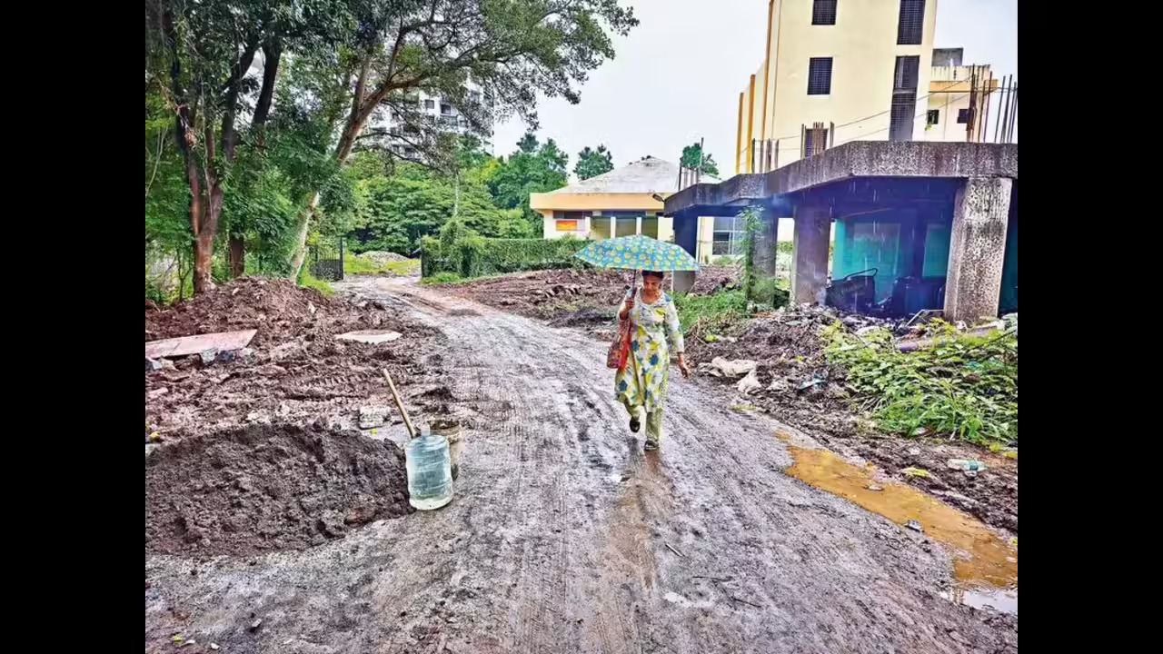 Pune Baner Post Office Remains Inaccessible Due to Incomplete PMC Road Work