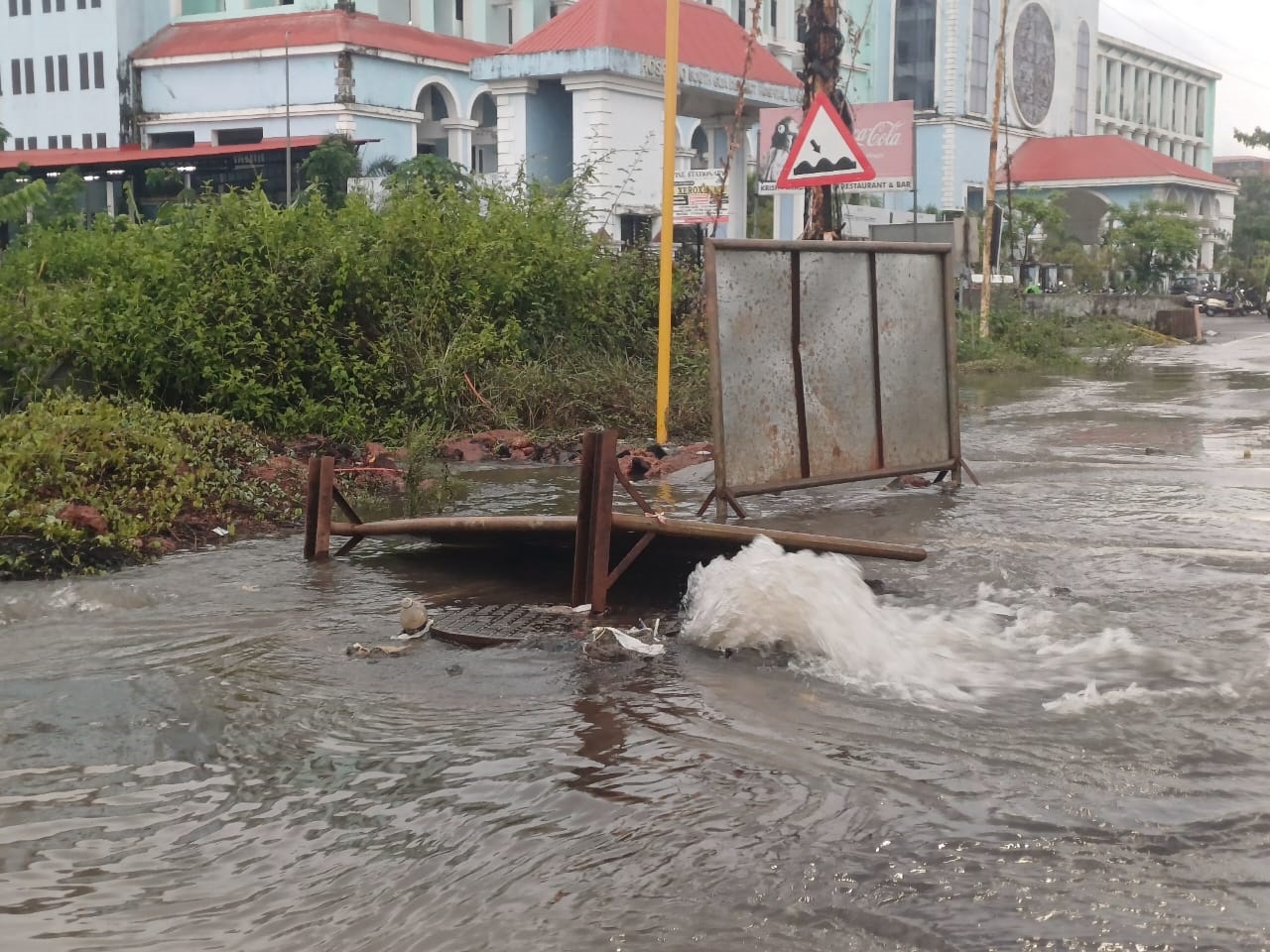 Margao-Quepem Road Flooded, Disaster Act Invoked for Urgent Drain Clearance