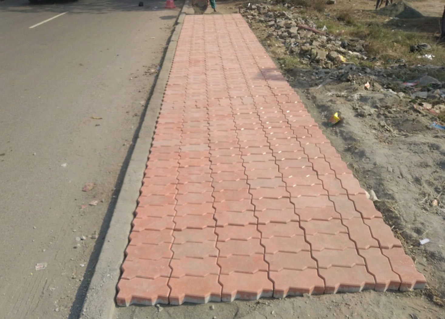 Kolkata Repairs Weather-Hit Roads Using Rubbish and Paver Blocks