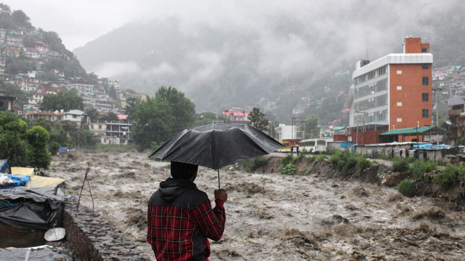 Delhi Gets Light Showers but Himachal Faces Heavy Rainfall and Destruction