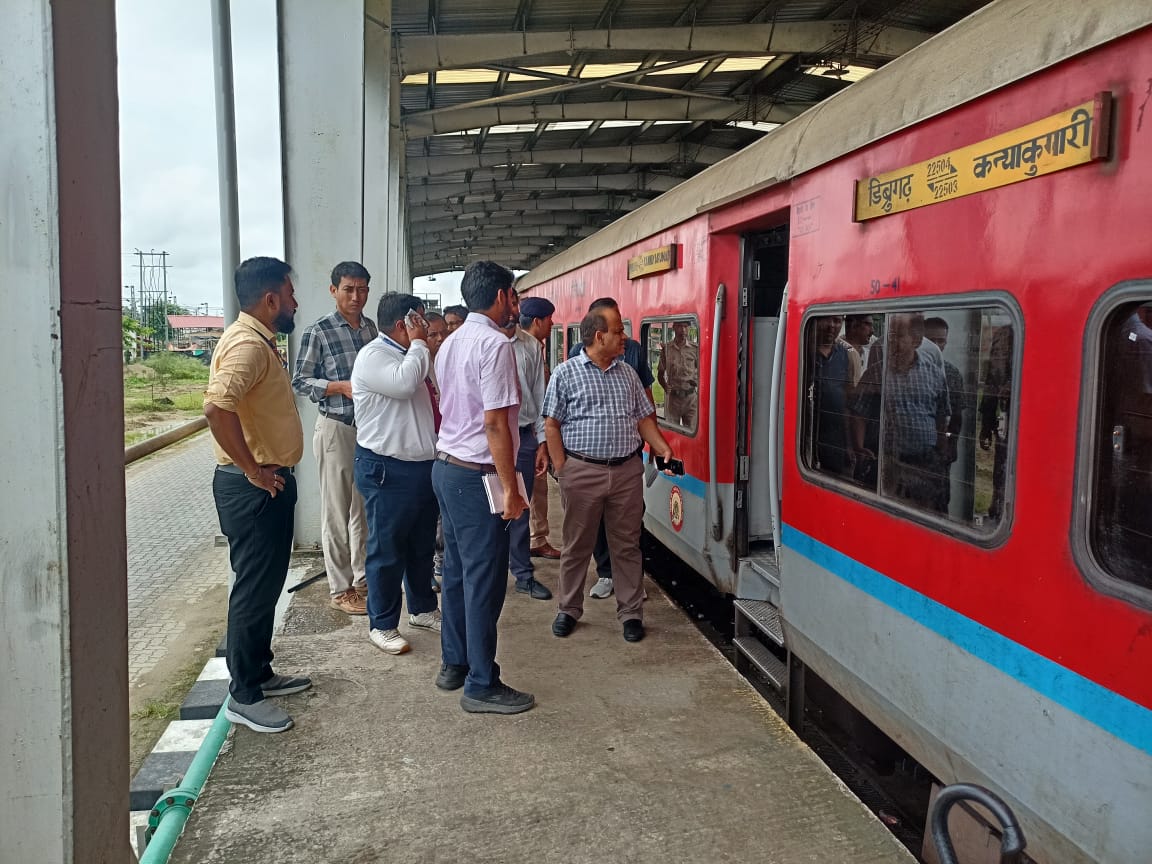 Dibrugarh Coaching Depot Undergoes Thorough Inspection For Enhanced Railway Safety