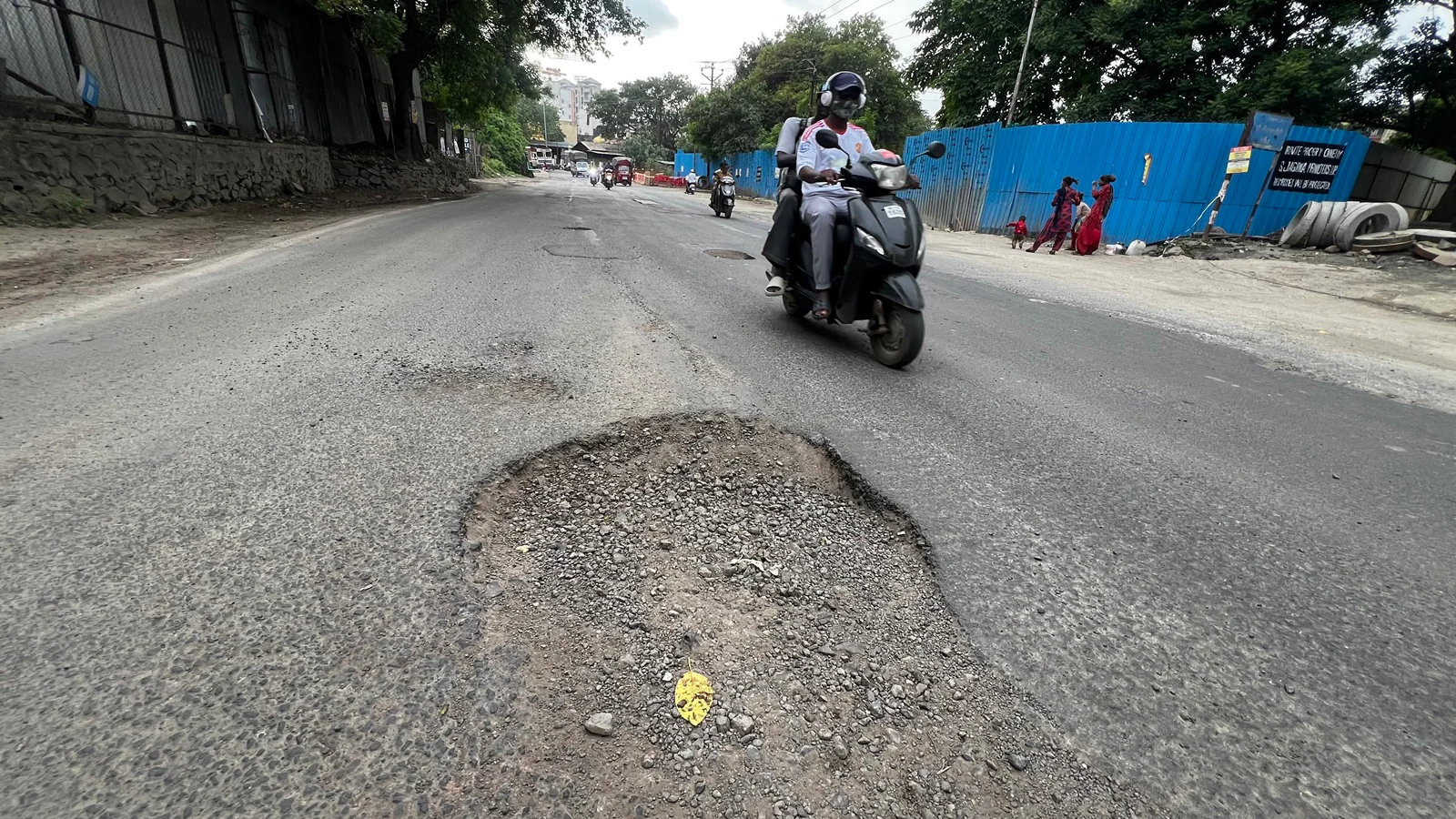 Vadodara roads riddled with potholes VMC gives contractors one week to act
