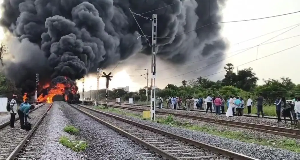 Tiruvallur Air Quality Deteriorates After Fire On Diesel-Laden Freight Train
