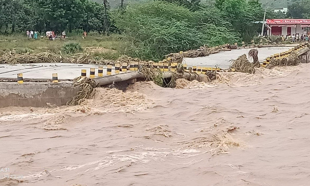 Hyderabad Nizamabad train services disrupted as floods damage multiple tracks