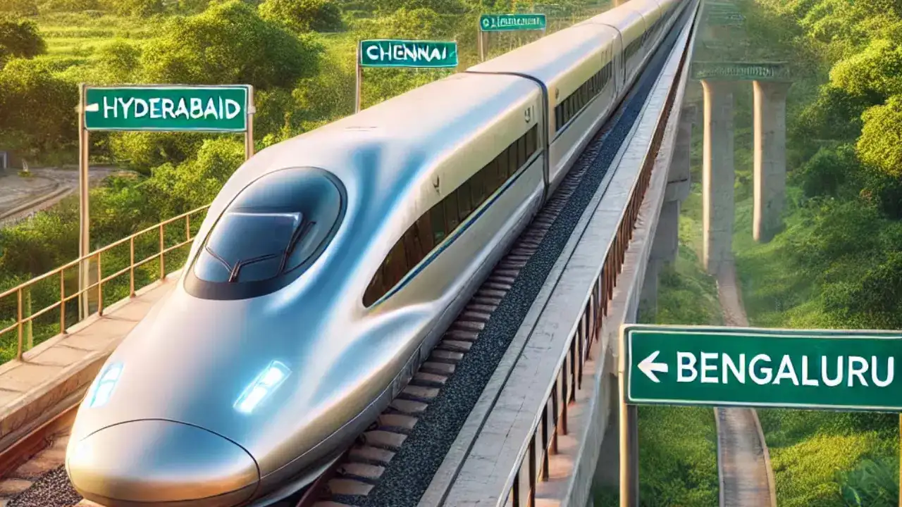 Hyderabad study launched for Chennai bullet train cutting travel time